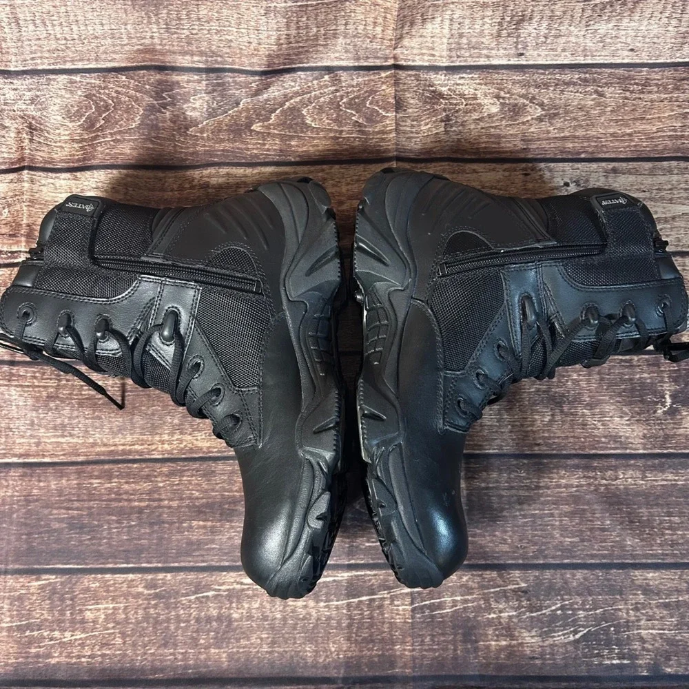 Bates GX-8 Gore-Tex Tactical Boots Mens 8.5 Black Side Zip Waterproof E02268